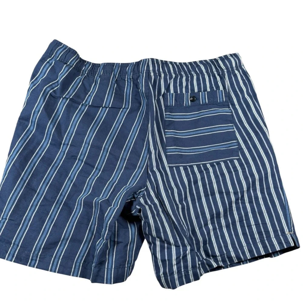 NWT Banana Republic Men Striped Linen Shorts XL Vacation Classic Ombra Old Money